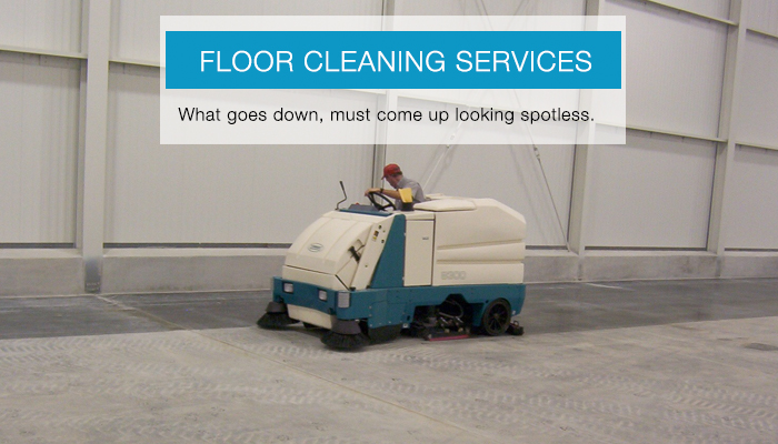 Industrial Facility Floor Cleaning